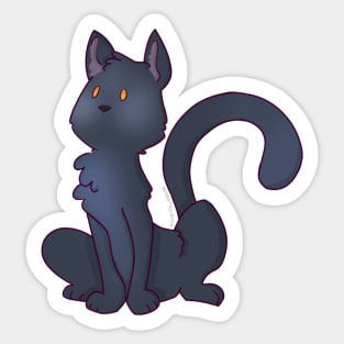 Space Cat - Blue Gray Breed Version Two Sticker